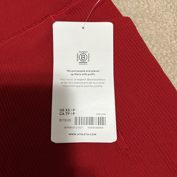 Athleta NWT Salutarion Stash Rib Flare XS - Picture 5 of 11